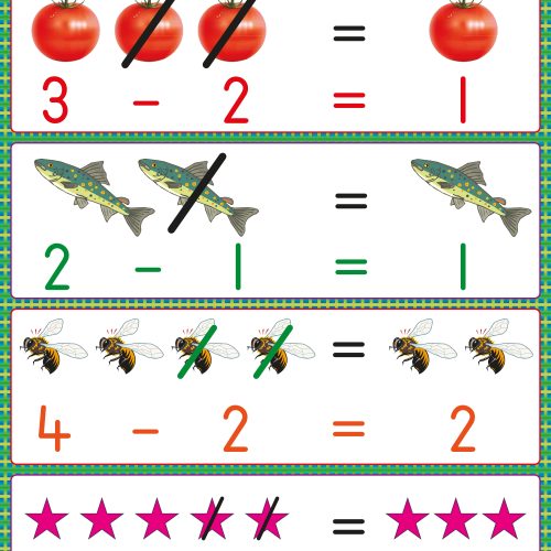 Take away: Counters Only / Counters With Numerals