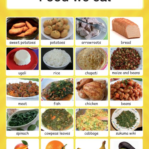 Food we eat Wall Chart