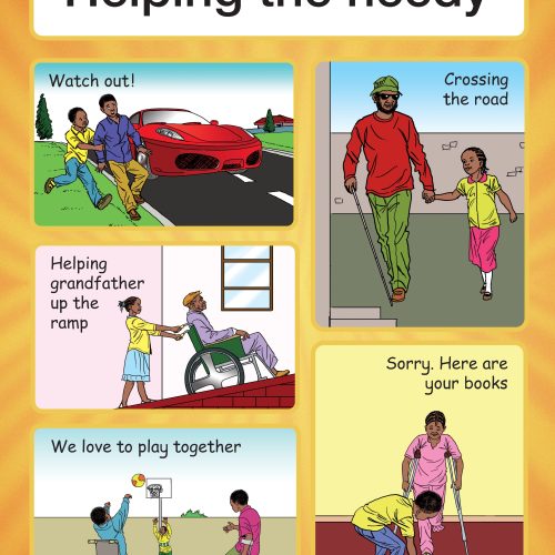 Helping the needy wall chart